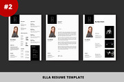 Resume Template Bundle - Vol 04, a Resume Template by Nina Shaw (Thumbnail 3 of 12)