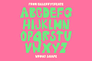 WRONG SHAPE UGLY FONT, a Handwritten Font by BilberryCreates (Thumbnail 11 of 13)