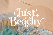 Just Beachy - Serif Font, a Serif Font by Shakira Studio (Thumbnail 1 of 10)