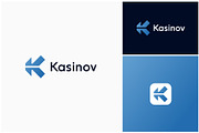 Letter K Modern Futuristic Logo, a Branding & Logo Template by ika trisiana (Thumbnail 2 of 2)