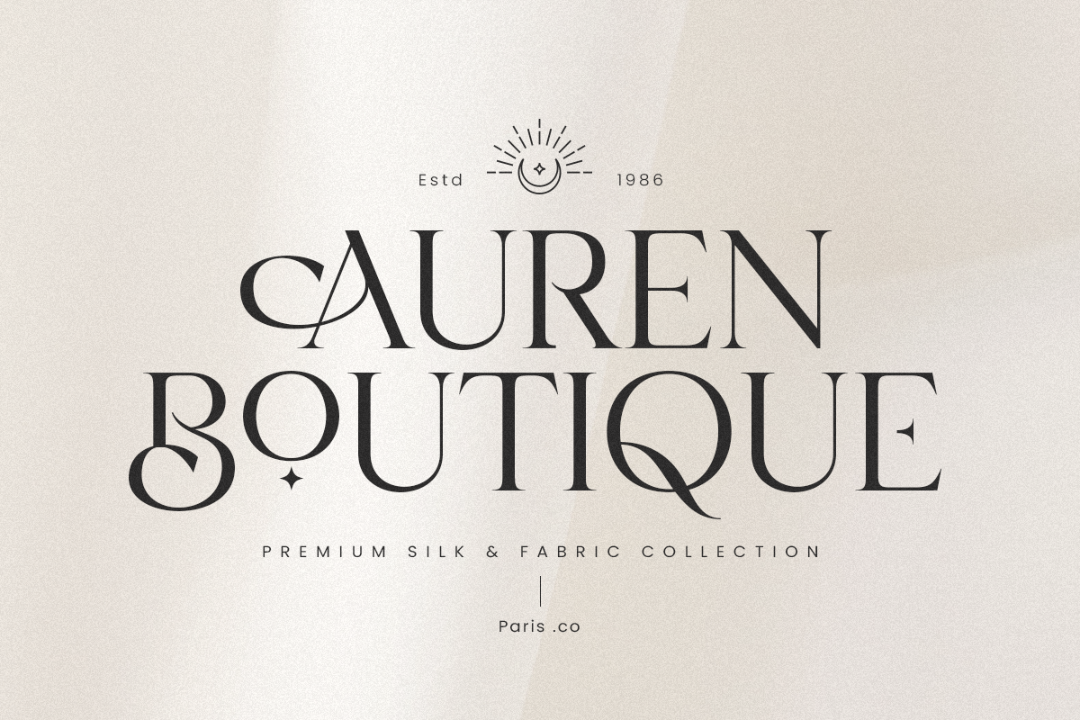 Montage - Cinematic Logo Luxury Font, a Serif Font by Sensatype (Photo 6 of 12)