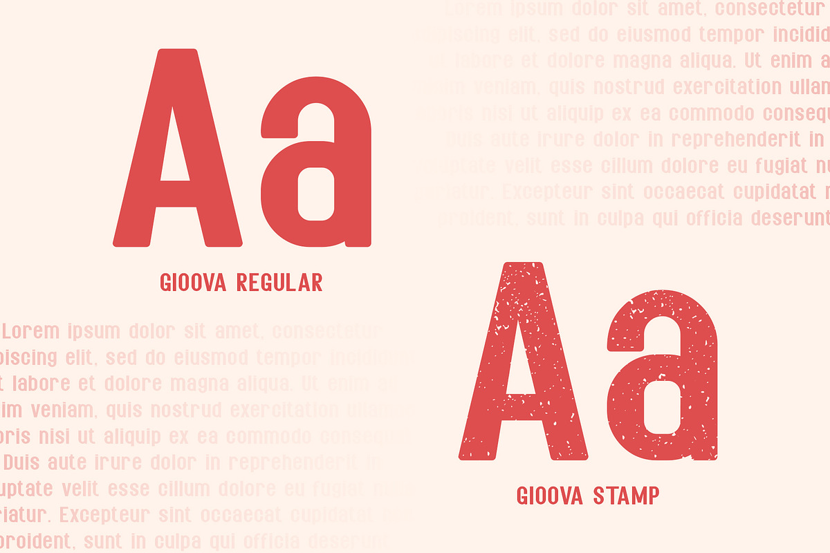 Gioova Sans Serif Font, a Sans Serif Font by Idea Studio (Photo 9 of 13)