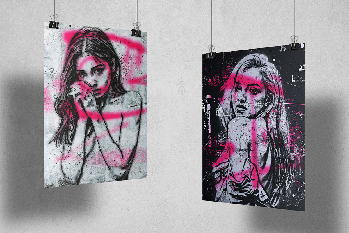 Street Art Spray Photo Effects, an Action Add-On by Amorjesu.com (Photo 7 of 33)