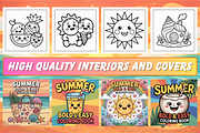 Bold & Easy Summer Coloring Book, a Seasonal Illustration by Neon Studio (Thumbnail 2 of 3)