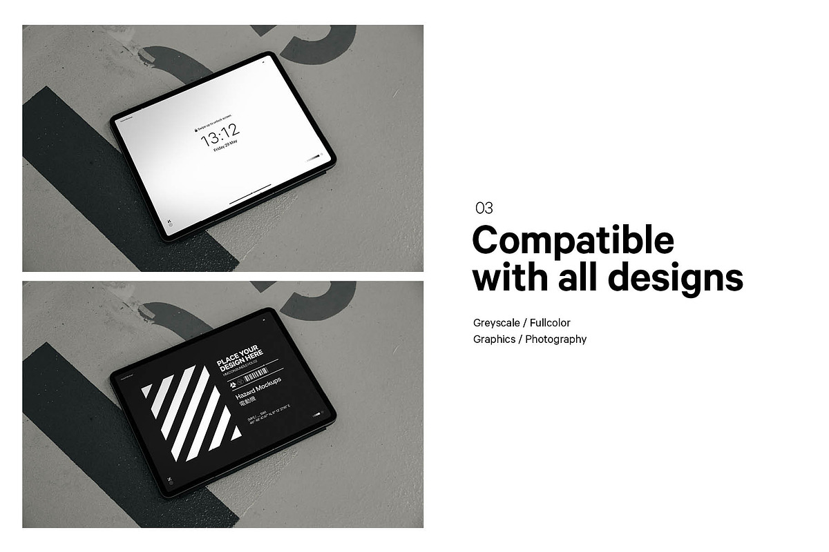 Industrial iPad Pro Mockup, an iPad Mockup by HAZARD MOCKUPS (Photo 4 of 7)
