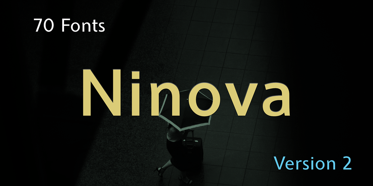 Ninova, a Sans Serif Font by Fontuma (Photo 1 of 12)