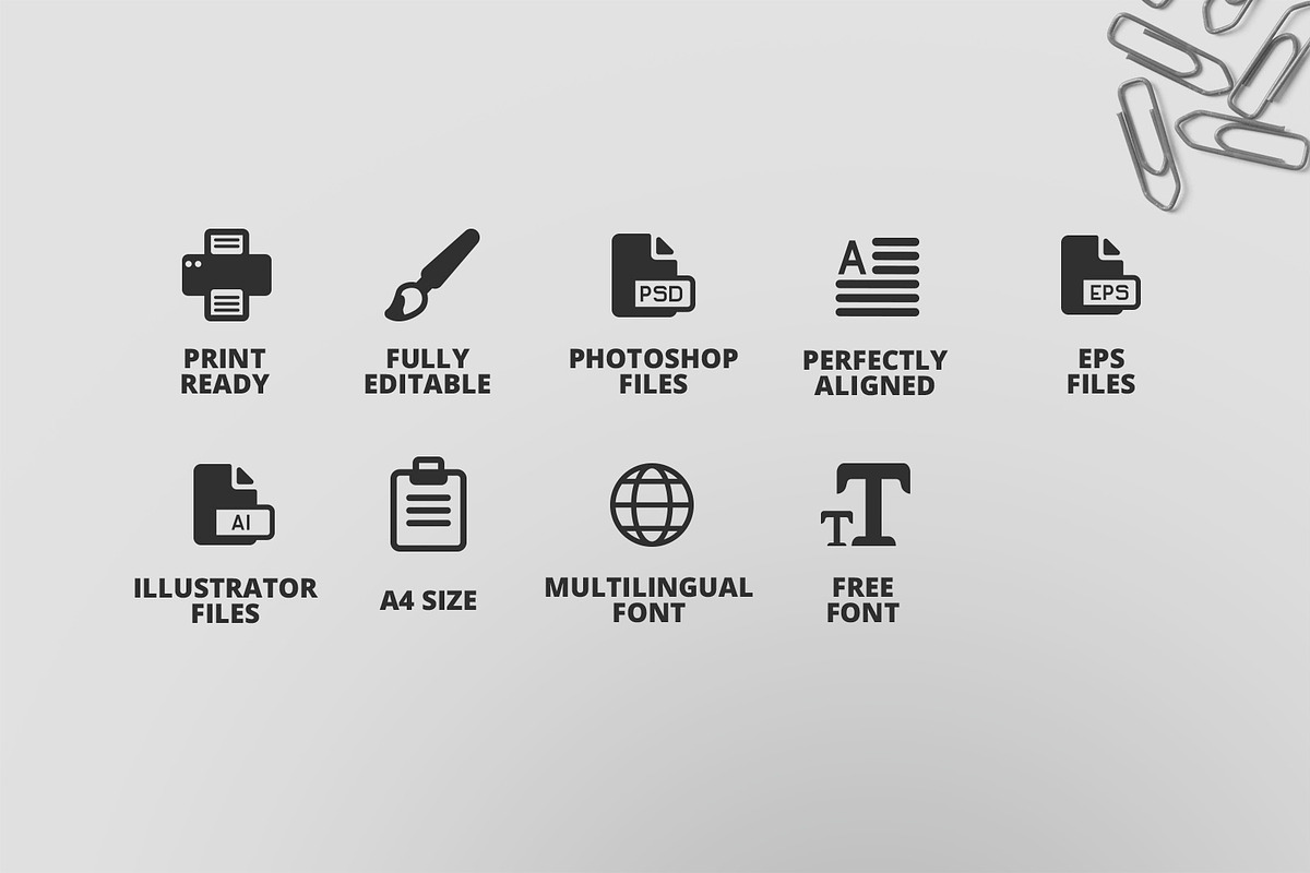 Resume/CV Template II, a Resume Template by Print Forge (Photo 3 of 3)