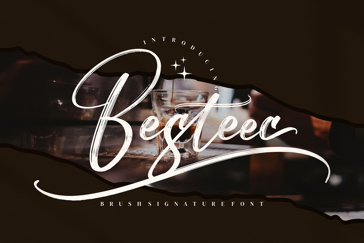 Besteec, a Script Font by Integritype Studio (Photo 1 of 8)