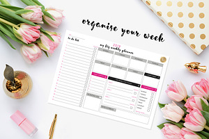 2019 Yearly Goal Planner - Printable