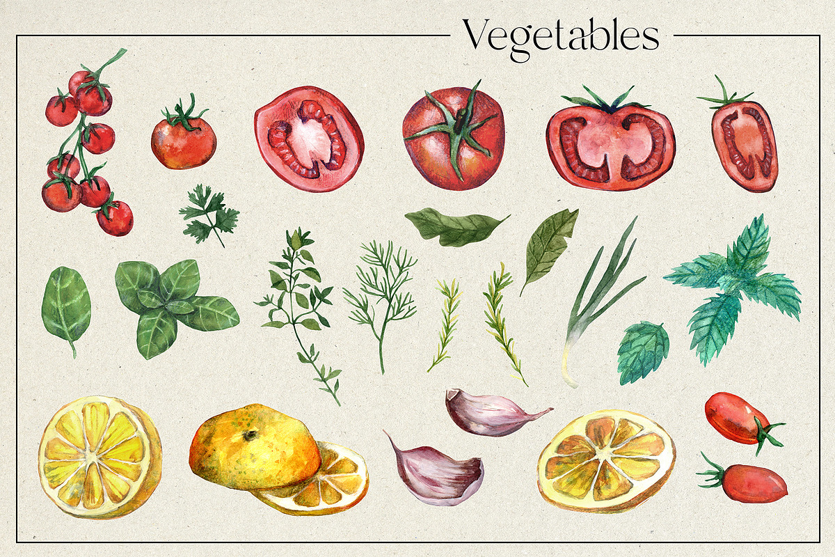 Toscana & Italian Food, a Food Illustration by Onceli*art (Photo 5 of 15)