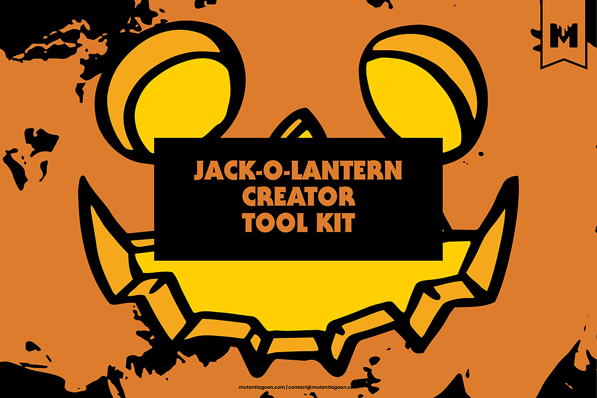 Halloween Jack-O-Lantern Kit, a Branding & Logo Template by Mutant Lagoon (Photo 1 of 6)