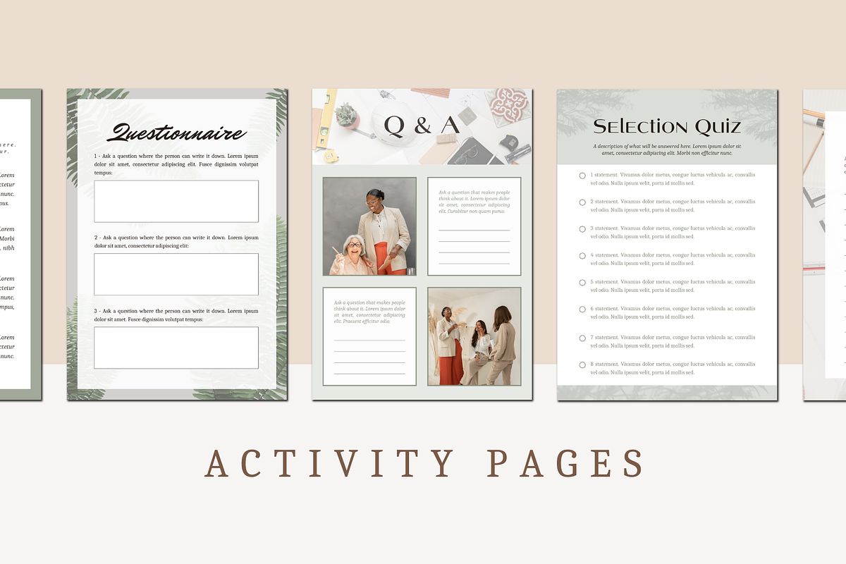 WORKBOOK CANVA TEMPLATE, a Print Template by The Little Lily Studio (Photo 3 of 4)