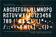 Carnage - Bold Condensed Sans Font, a Sans Serif Font by Pian45 Studio (Thumbnail 4 of 6)
