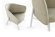 Kristalia Tuile armchair, a Furniture 3D Model by AllSkull (Thumbnail 2 of 8)