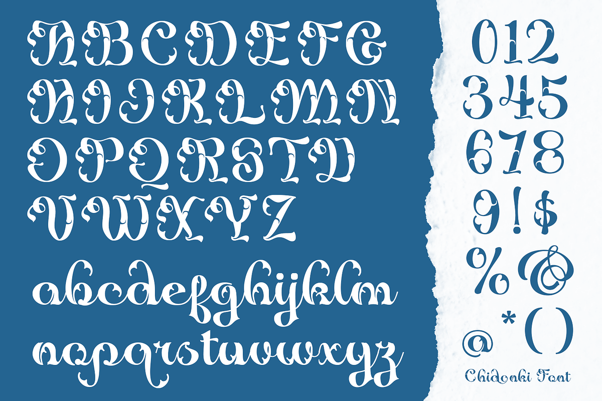 Chidonki Decorative Font, a Blackletter Font by TypeClassHeroes (Photo 4 of 10)