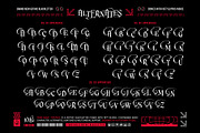 Fang Malic Typeface, a Blackletter Font by alit design (Thumbnail 9 of 20)