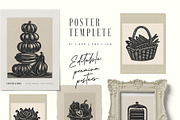 Linocut Kitchen | Poster Builder, an Object Graphic by KetteCreate (Thumbnail 11 of 16)