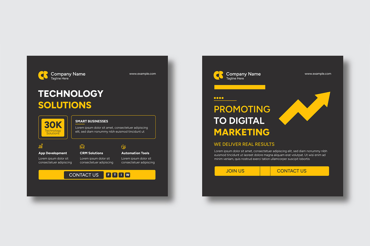 Digital Services Grow Your Business, a Social Media Template by MightyDesign (Photo 4 of 8)