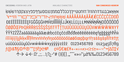 Van Condensed Hebrew, a Sans Serif Font by Vanarchiv (Thumbnail 7 of 7)