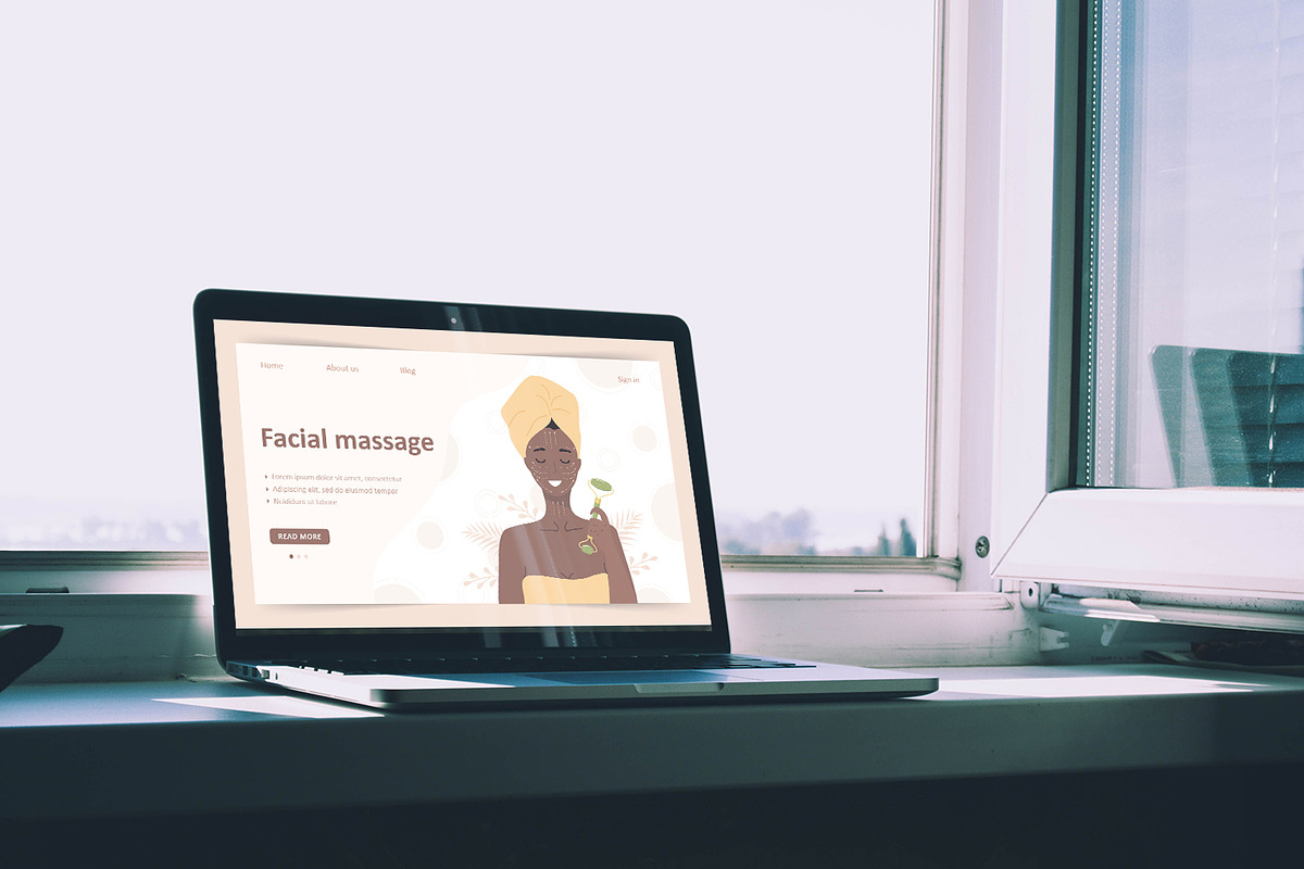 Gua Sha face massage collection, an Illustration by KeronnArt (Photo 9 of 10)