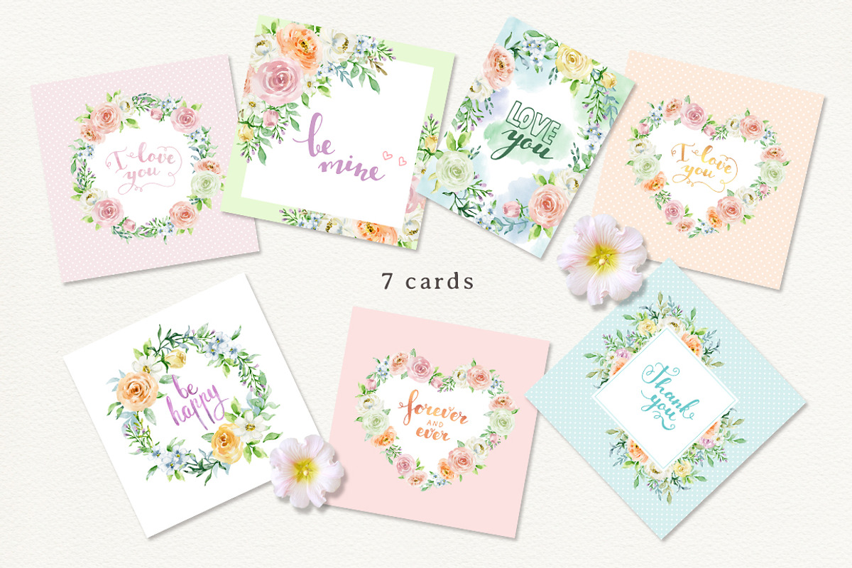 Pastel flowers, an Illustration by long summer (Photo 9 of 11)