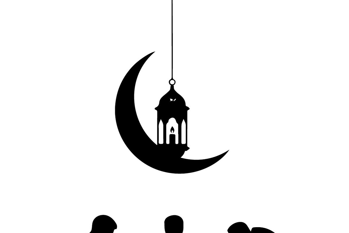 50 Ramadan Iftar Silhouette Bundle, an Illustration by Gfx_Store (Photo 44 of 49)