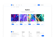 NFT'S Explore UI Kit, an UI Kit Template by ArtGalaxy (Thumbnail 2 of 4)