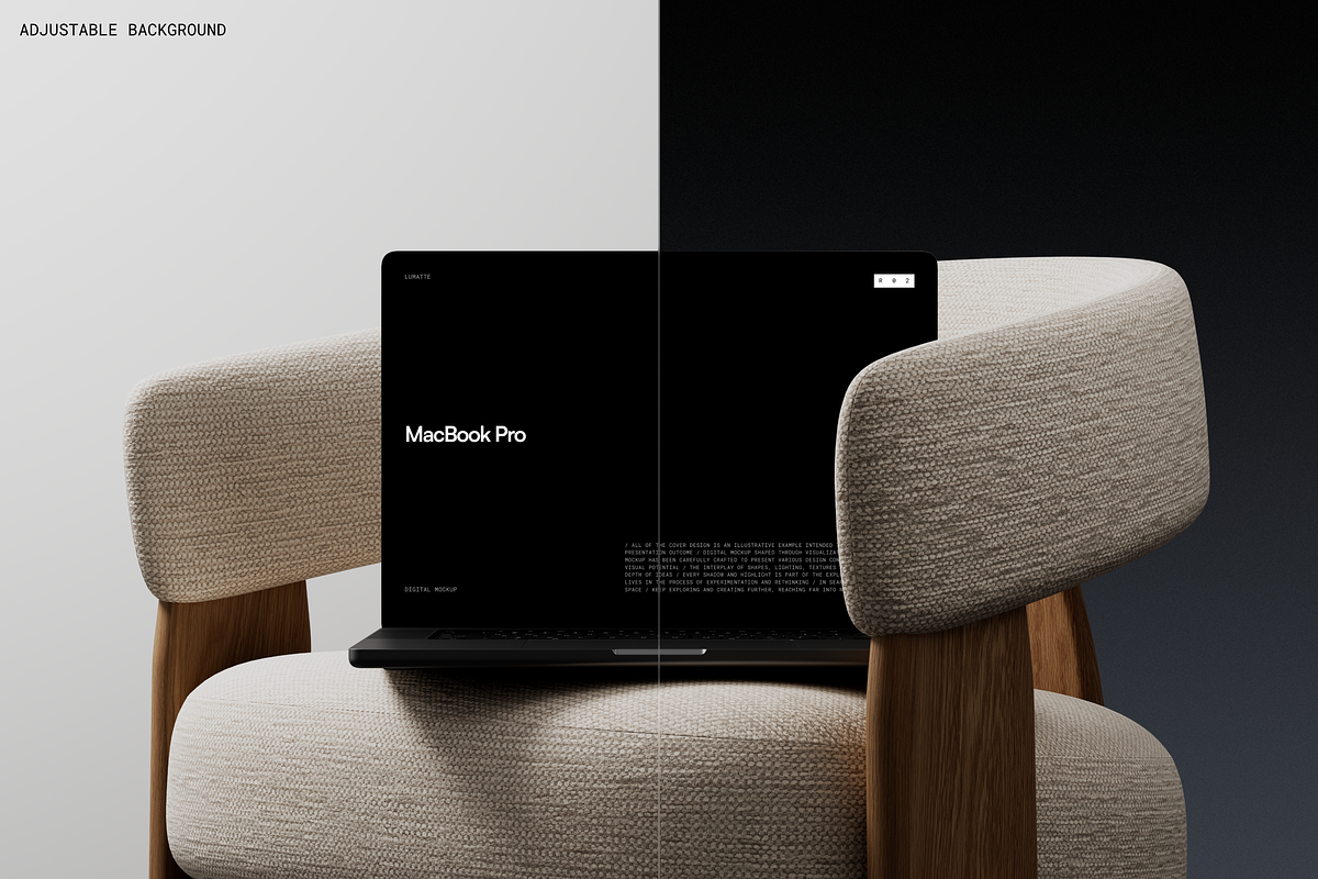 MacBook Pro Mockup Collection R02, a Mac Mockup by Lumatte (Photo 9 of 13)