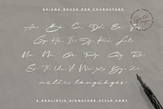 Briana | 2 Styles Signature Font, a Script Font by Scratch Design (Thumbnail 8 of 15)