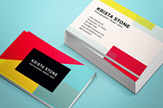 Geo Shapes Business Cards Template, a Business Card Template by Nova Donna (Thumbnail 3 of 4)