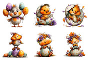 Whimsical Baby Farm Easter Clipart, an Illustration by SinaCreation (Thumbnail 3 of 11)