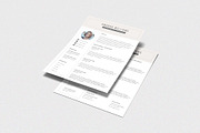 CV Resume Design, a Resume Template by Graphic Template (Thumbnail 2 of 4)