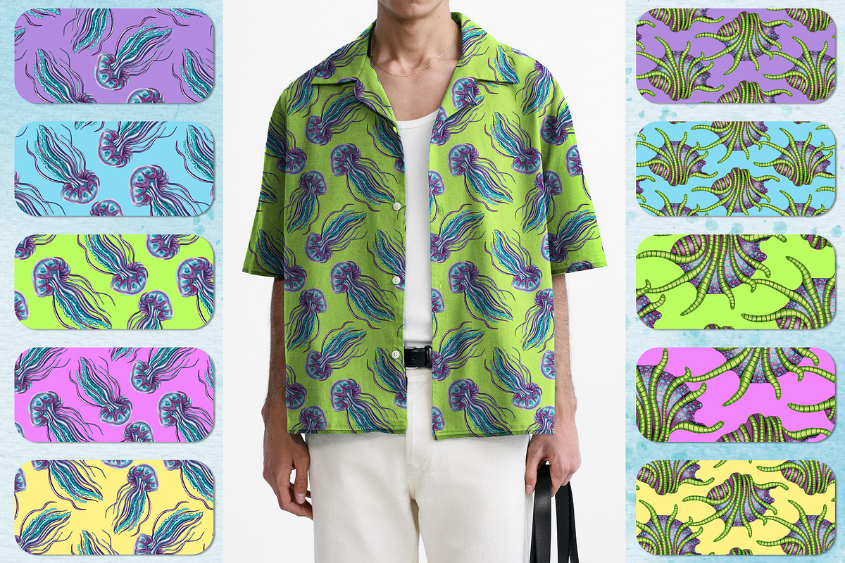 Deep Sea! 160 Marine Patterns, a Pattern Graphic by Andre_Eva (Photo 3 of 9)