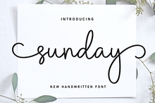 Sunday | Script Font