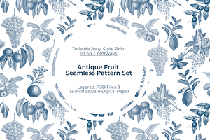 Antique Fruit Seamless Pattern