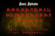 Slithevran - Display Blackletter, a Blackletter Font by Dhabee (Thumbnail 4 of 17)