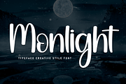 Monlight | Script Font, a Handwritten Font by Scratchones (Thumbnail 1 of 8)