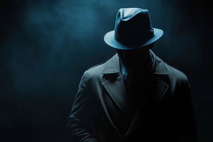 Mysterious figure in a dark setting, a Photo by Beautiful things