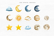 Space Clipart, 106 PNGs, an Object Graphic by EllyandLima (Thumbnail 4 of 9)