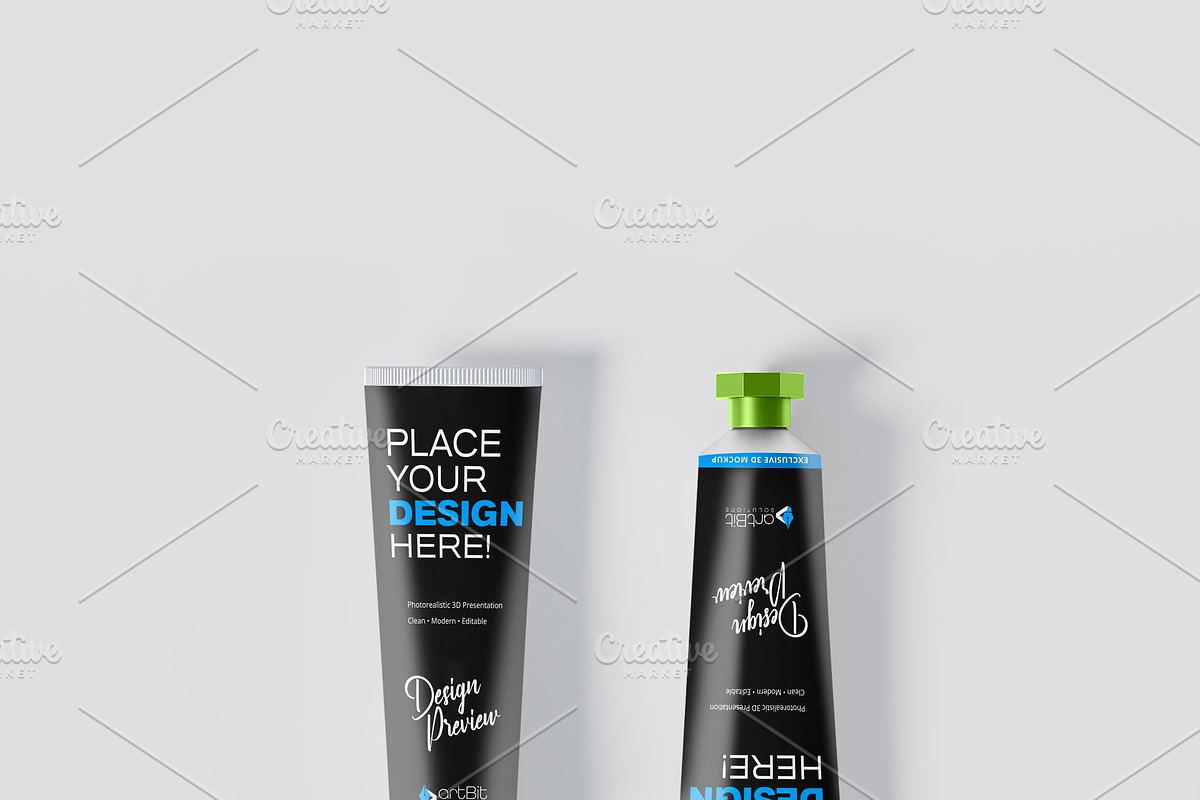 Tube Packaging Mockup Set, a Cups & Container Mockup by artBit Design Studio (Photo 4 of 4)