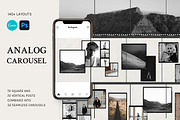 Analog - Carousel Post Templates, a Social Media Template by Sparrow & Snow (Thumbnail 1 of 15)