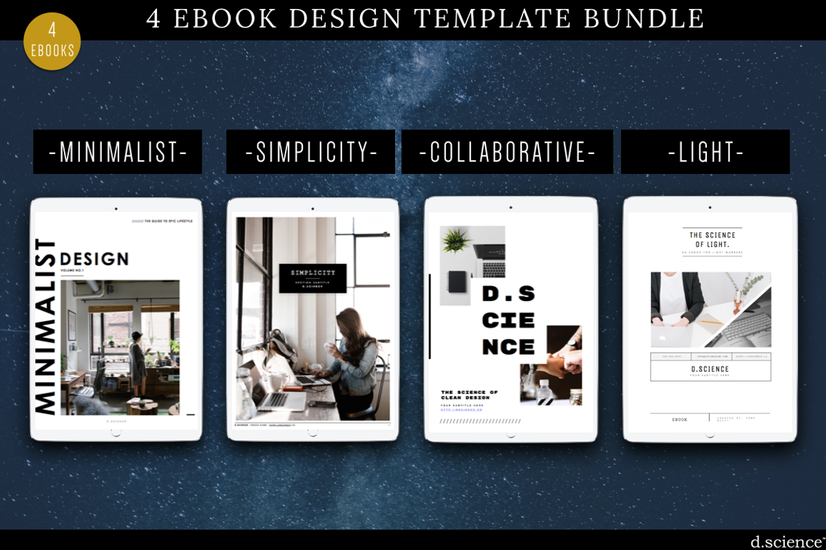 14 Ebook Super Bundle | 90% OFF!, a Magazine Template by Template Monkey @dscience (Photo 12 of 26)