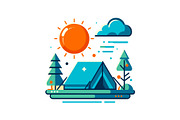 Outdoor Camping Icon Pack, an Object Graphic by Designs_River (Thumbnail 12 of 13)