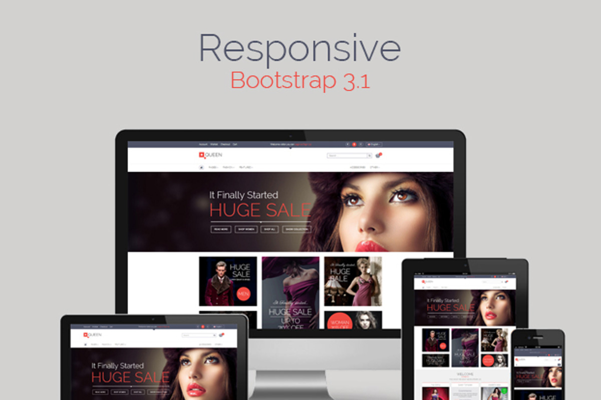 Queen - Magento Responsive Tempalate, a Websites & App Template by ThemeAvengers (Photo 2 of 5)