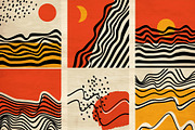 Mid century minimalist retro art, a Decorative Illustration by SmartDesign (Thumbnail 3 of 3)
