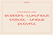 Pico Round Display Font, a Serif Font by Fontura Design (Thumbnail 1 of 9)