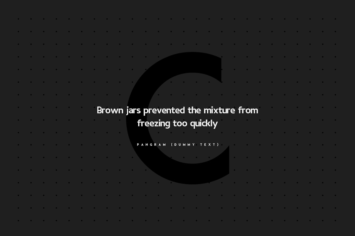 Carbon - Modern WebFont preview 5