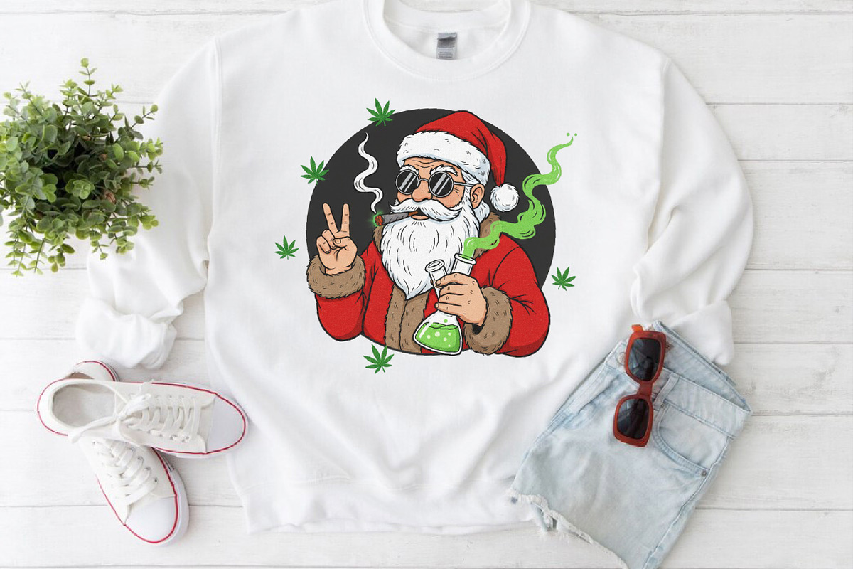 Santa Smoking PNG, an Illustration by Craft Nest (Photo 2 of 6)