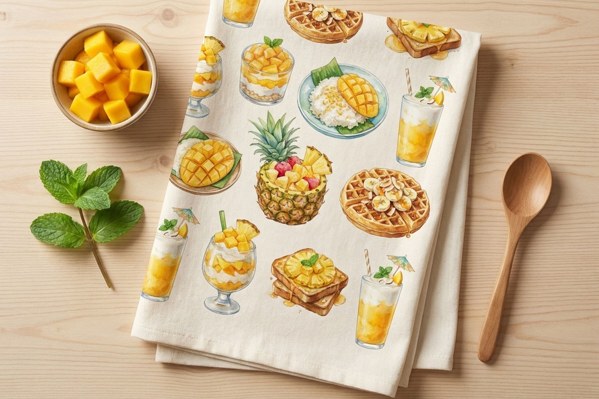 Tropical Dessert 30 Clipart Set, a Food Illustration by Eyestudio (Photo 6 of 6)