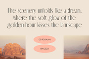 CS Rosalyn – Aesthetic Font, a Sans Serif Font by Craft Supply Co. (Thumbnail 2 of 8)
